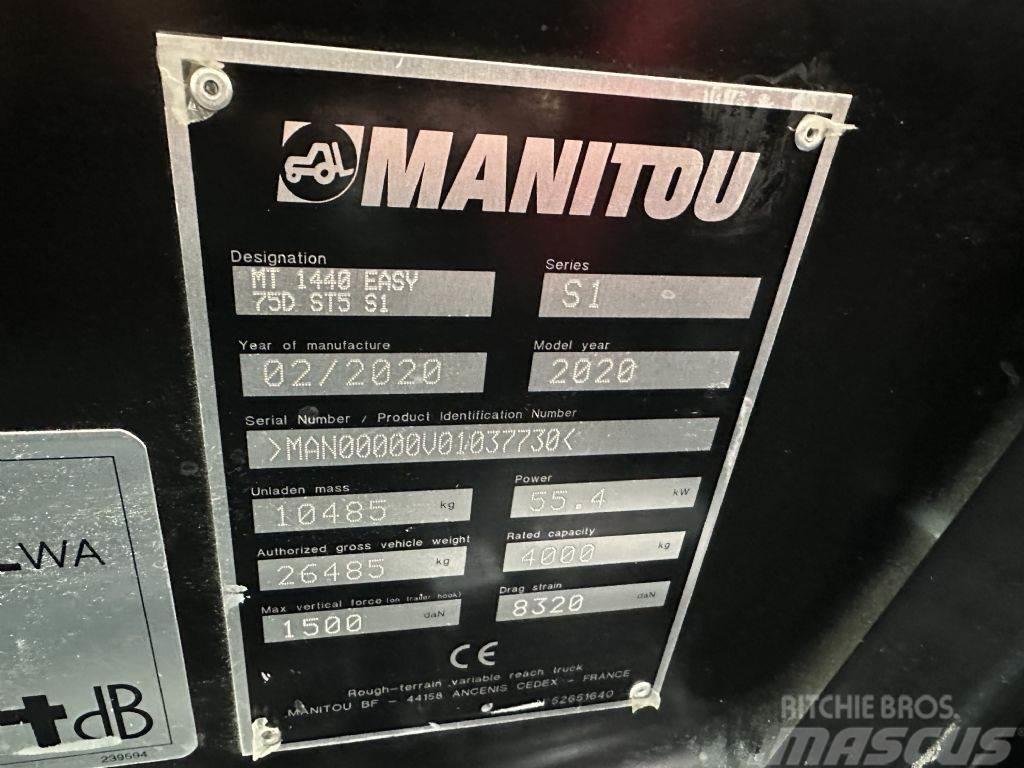 Manitou MT 1440 EASY - TOP ZUSTAND !! Teleskopické manipulátory